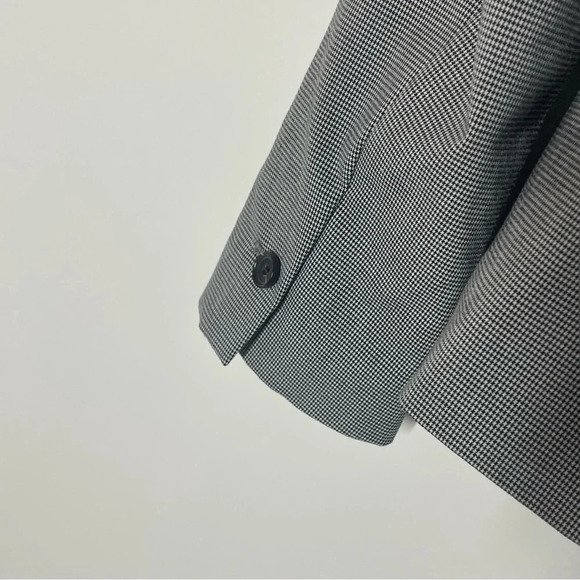 Zara Houndstooth Button Front Blazer Size 2 - Picture 8 of 10